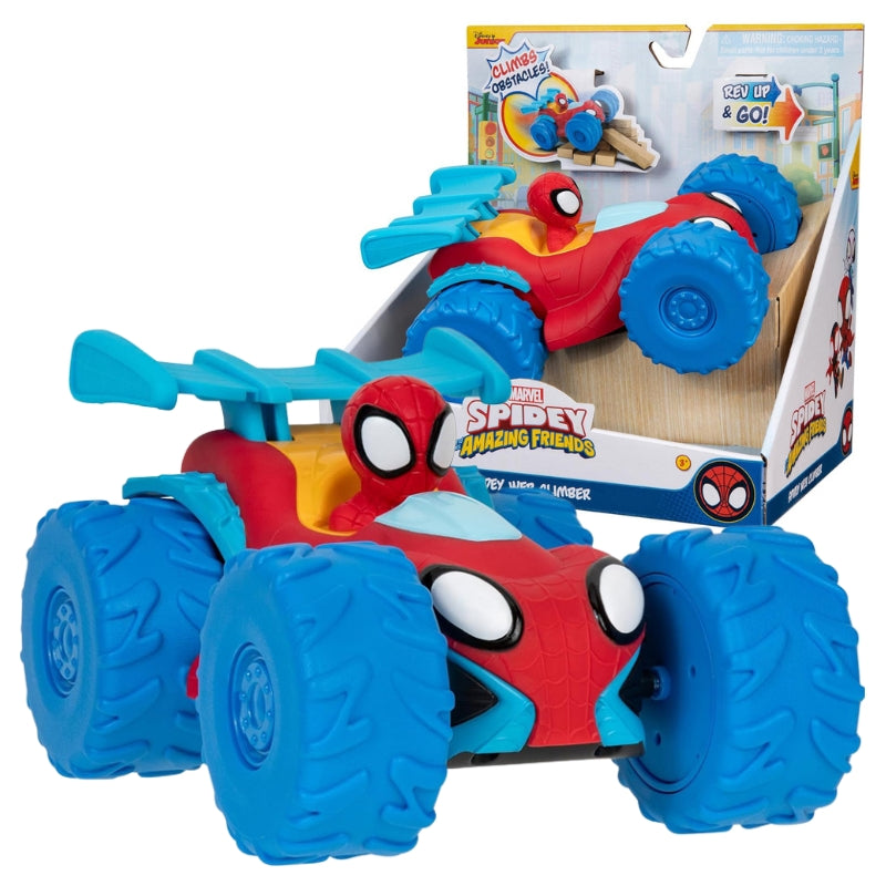 MARVEL SPIDEY VEHICLE INTERACTIVE WEB CLIMBER FIGURE CAR CLIMBING