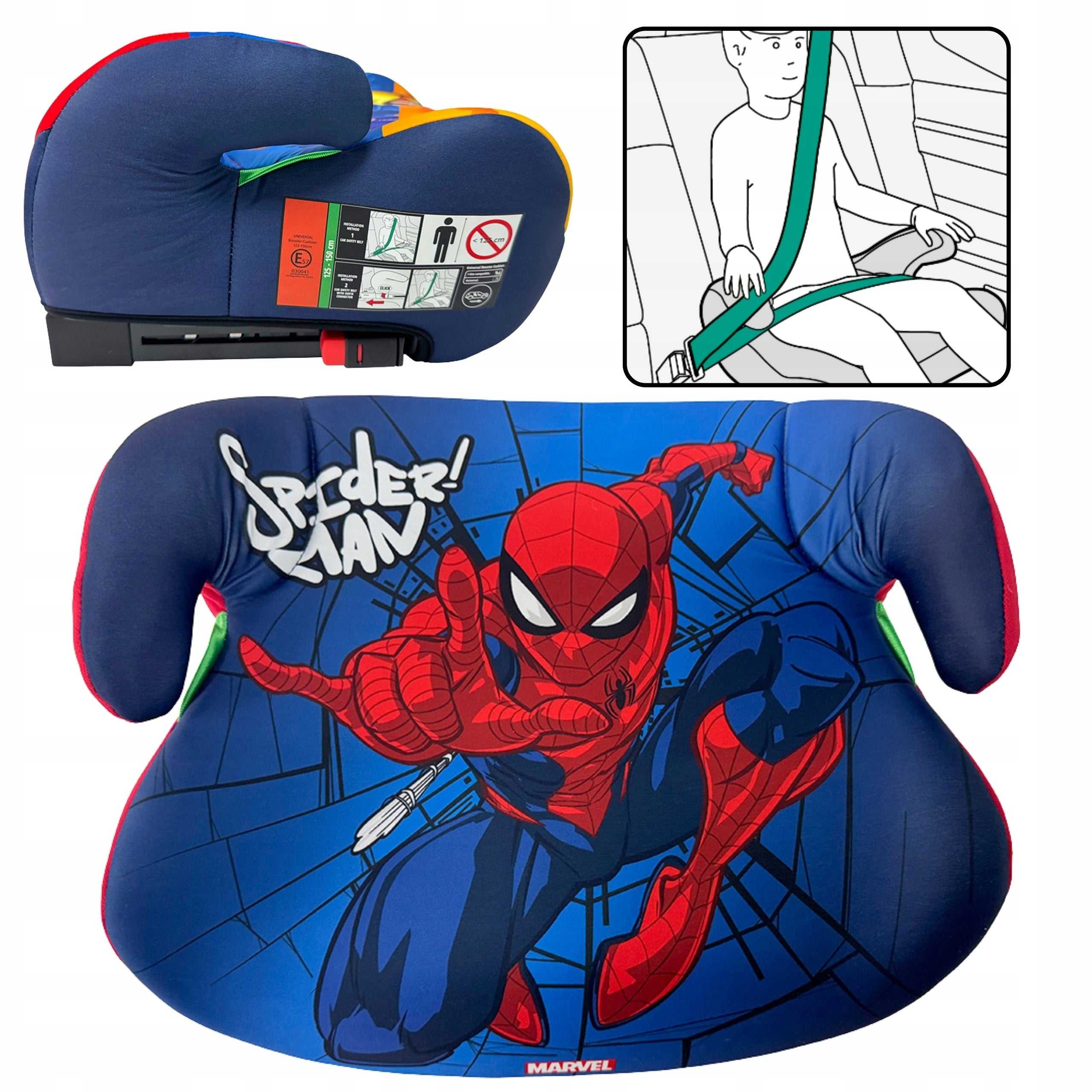 MARVEL Spider Man ISOFIX seat car seat stand 22-36 kg