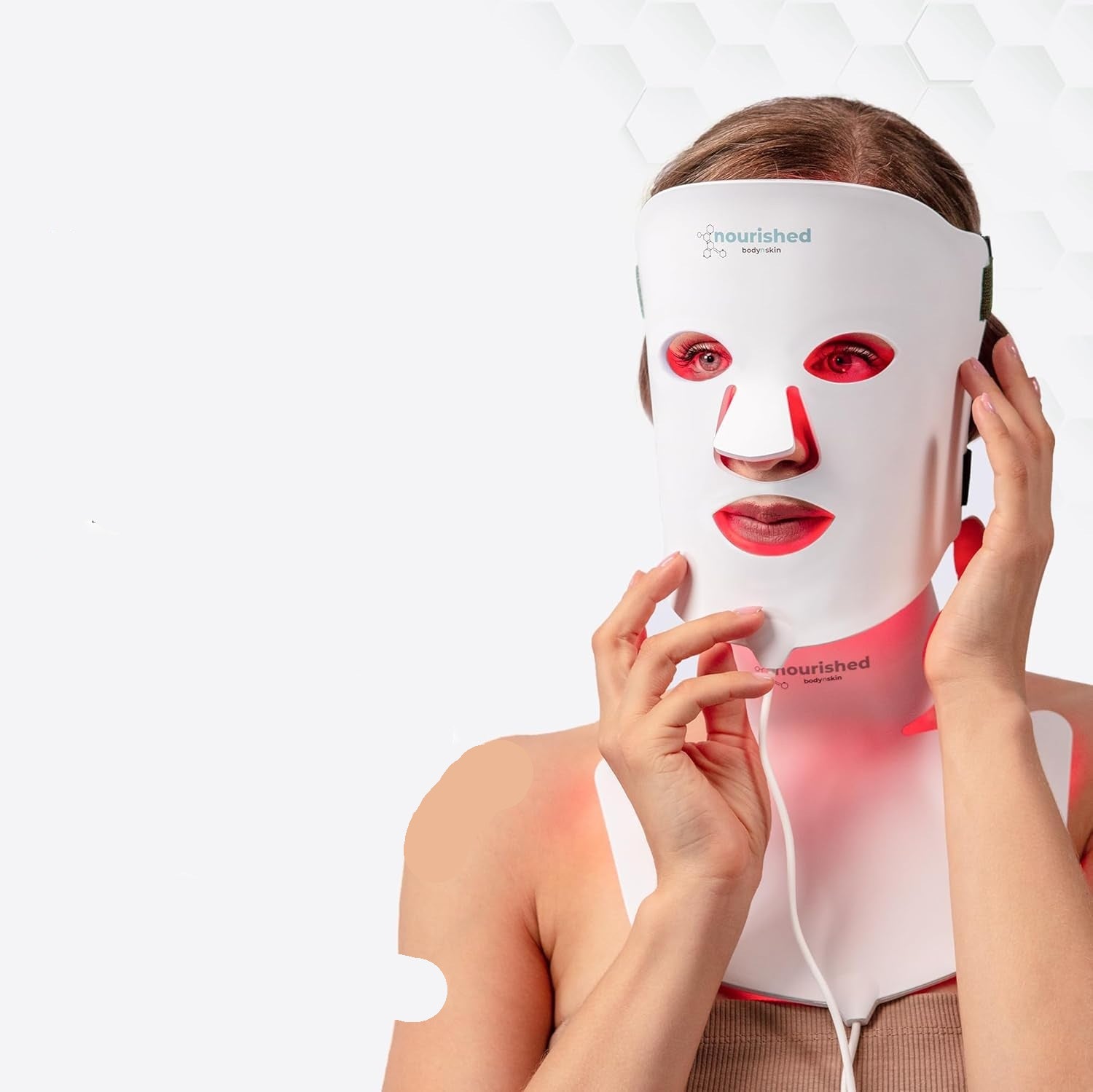MASK 7 COLORS FOR FACE REGENERATIVE THERAPY LED NOURISHED FACE AND NECK Manufacturer code B0BBB76WYQ