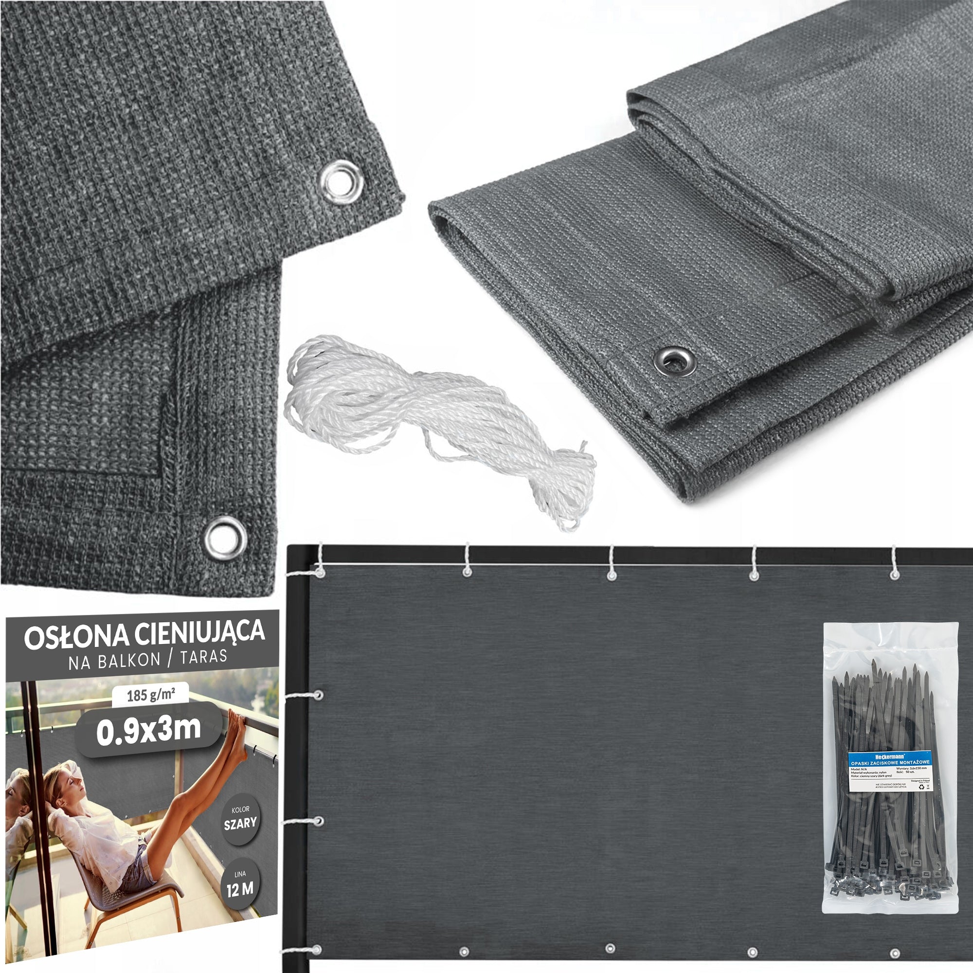 MASKING MAT FOR BALCONY 90x300cm BALCONY COVER MAT SHADING NET