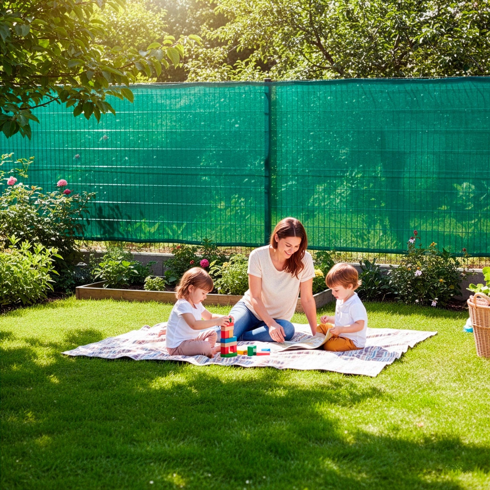 MASKING SHADING MESH 1,5x25m FENCE COVER 95% + UV Packaging status original