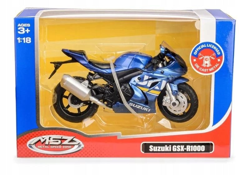 MASS 1:18 SUZUKI GSX-R1000 BLUE 3181 Vehicle type motorbike