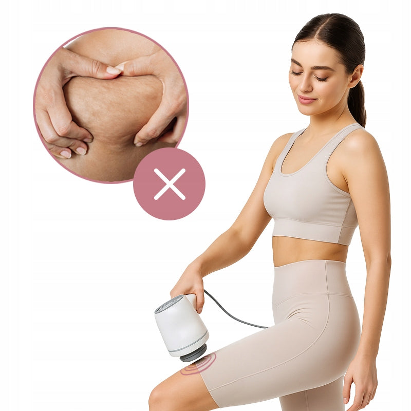 MASSAGE GUN ANTI-CELLULITE FIRMING MASSAGER INFRARED 8in1 230V Brand REVOGYM