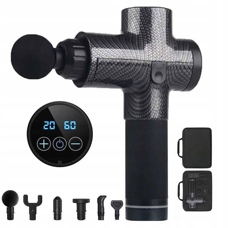 MASSAGE GUN BACK BODY MASSAGER FEET MASSAGE GUN + CASE TIPS Manufacturer code 5904665087855