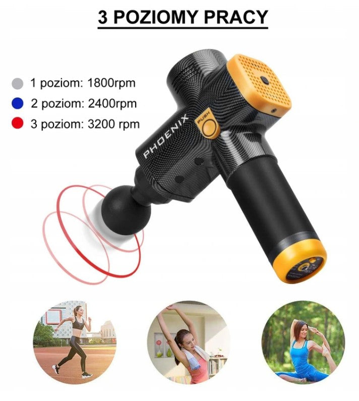 MASSAGE GUN PHOENIX MASSAGER LCD Brand Phoenix