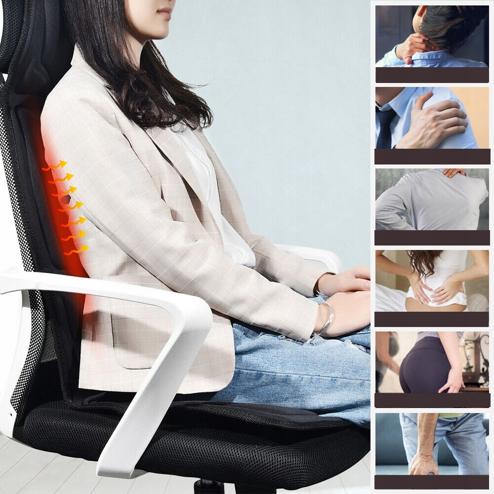 MASSAGE MAT HEATING BREATHABLE 3 STRENGTHS 8 MODES WITH REMOTE CONTROL Medical device no