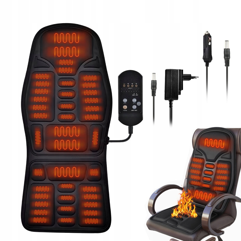 MASSAGE MAT VIBRATING MASSAGE MATTRESS FOR BED 8 MODES PLUG AUTO