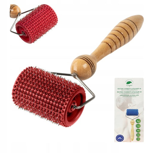 MASSAGE ROLLER UNIVERSAL LYAPKO 3,5MM MASSAGER WITH NEEDLES RED