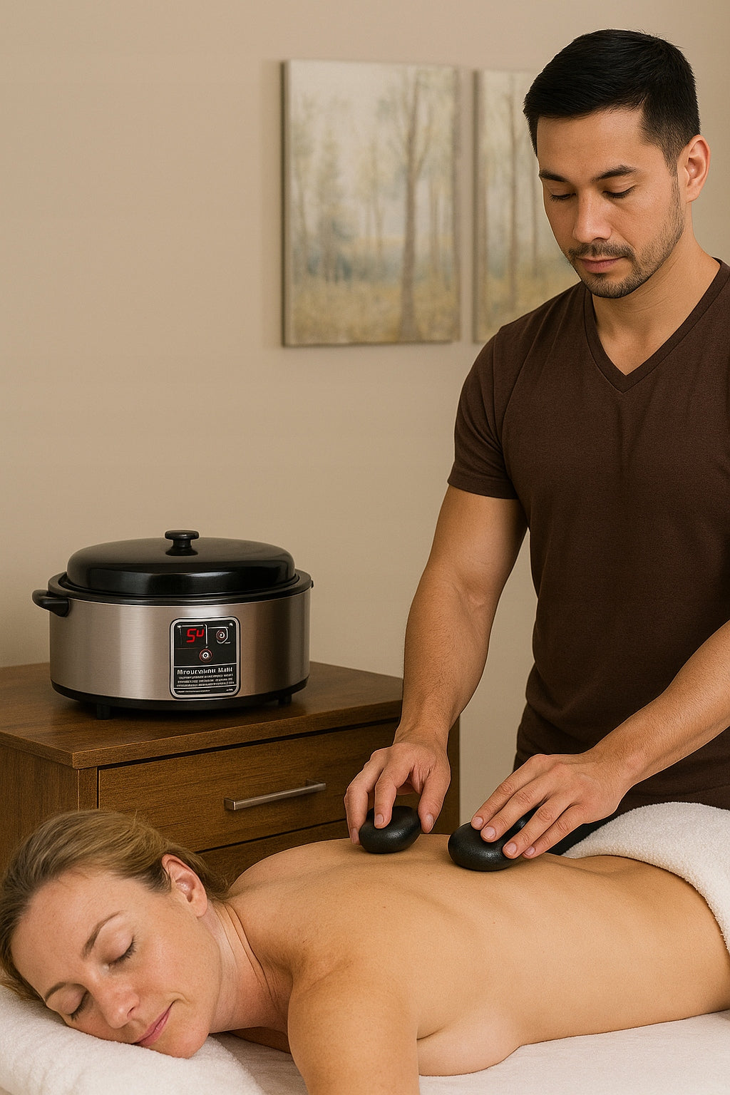 MASSAGE STONE WARMER 6 L DIGITAL TEMPERATURE PROGRAMMER HABYS Manufacturer code podgrzewacz do kamieni bazaltowych