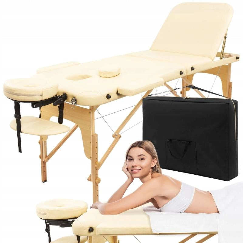 MASSAGE TABLE FOLDING 4FIZJO wood adjustable