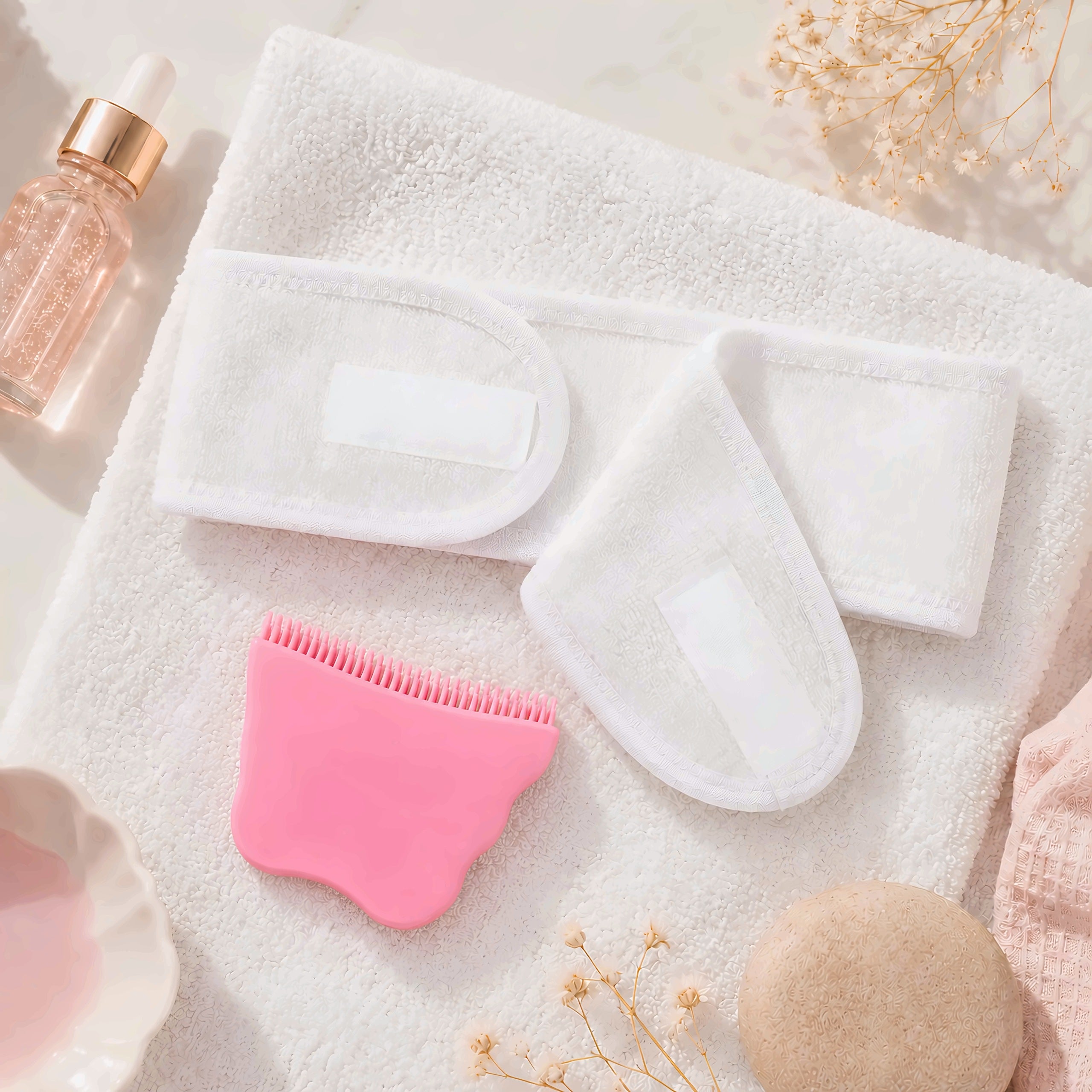 MASSAGER BRUSH FOR FACE AND CHIN NECK SET WITH MAKEUP BAND Medical device no