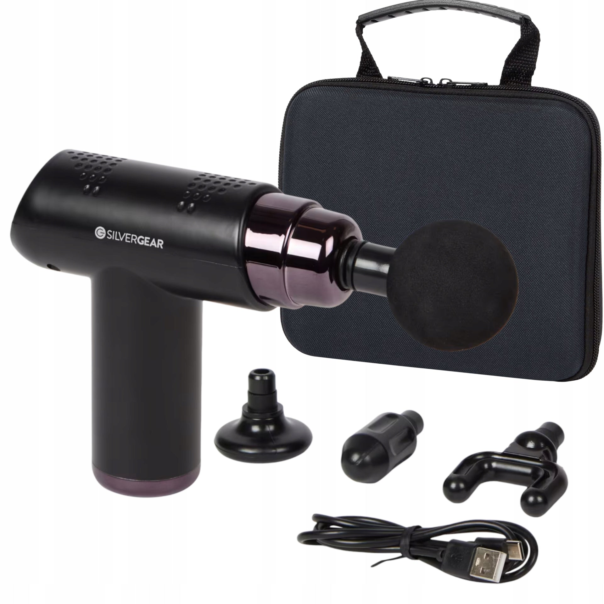 MASSAGER SILVERGEAR MASSAGE GUN FOR MUSCLES AND BODY 500 IN