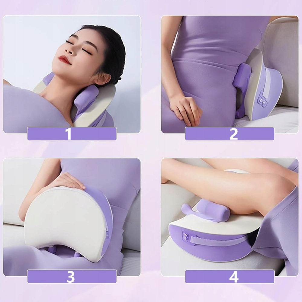MASSAGING PILLOW MASSAGE SHIATSU BACK NECK BODY MASSAGER WITH 4 MASSAGE MODES Packaging status original