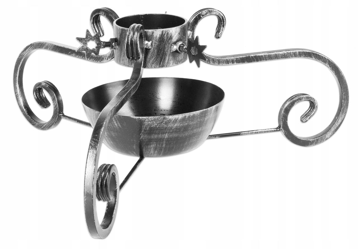 MASSIVE STEEL CHRISTMAS TREE STAND, UNDER THE CHRISTMAS TREE FORGED SH8 WITH WATER CONTAINER EAN (GTIN) 5903293717110