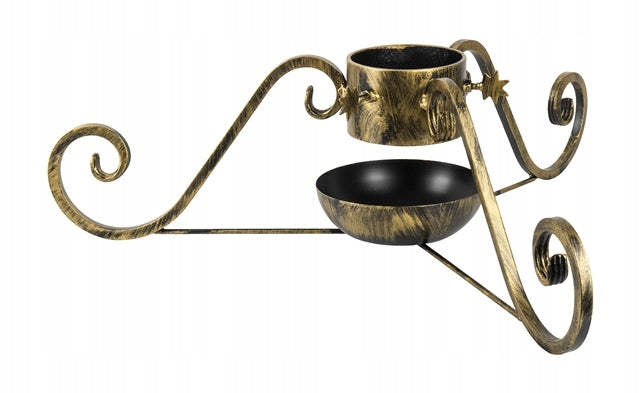 MASSIVE STEEL FORGED CHRISTMAS TREE STAND, UNDER THE CHRISTMAS TREE SH13 HOLE FOR TRUNK 12,5!