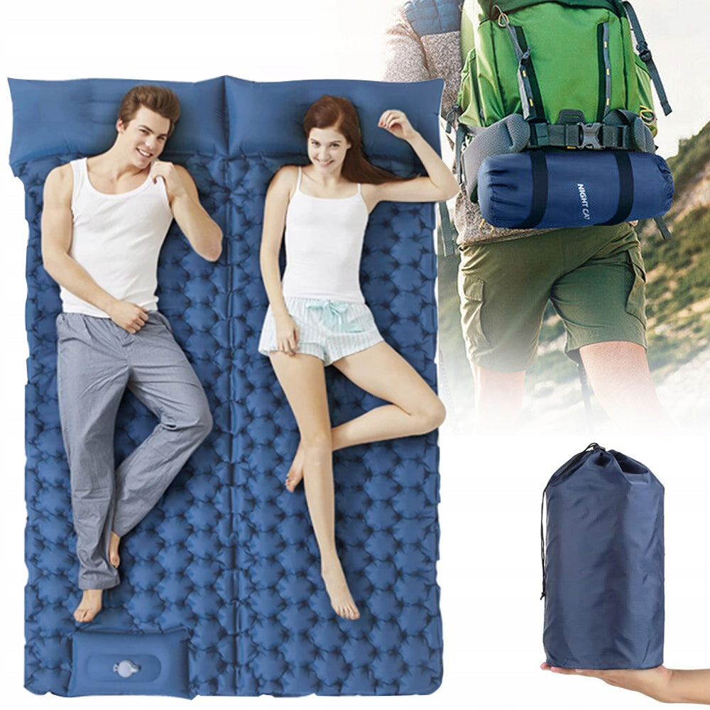 MAT CAMPING MAT FOR 2 PEOPLE MATTRESS LARGE SELF-INFLATING Packaging status original