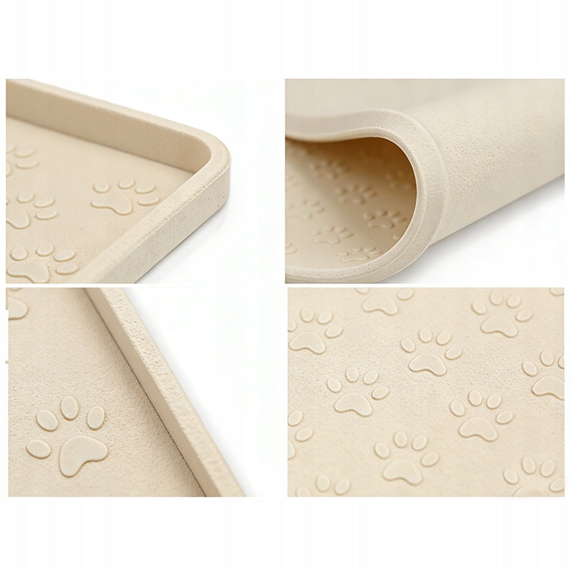 MAT CAT DOG BOWL PAD SILICONE 48x30 SOFT DURABLE Brand Purrtiny