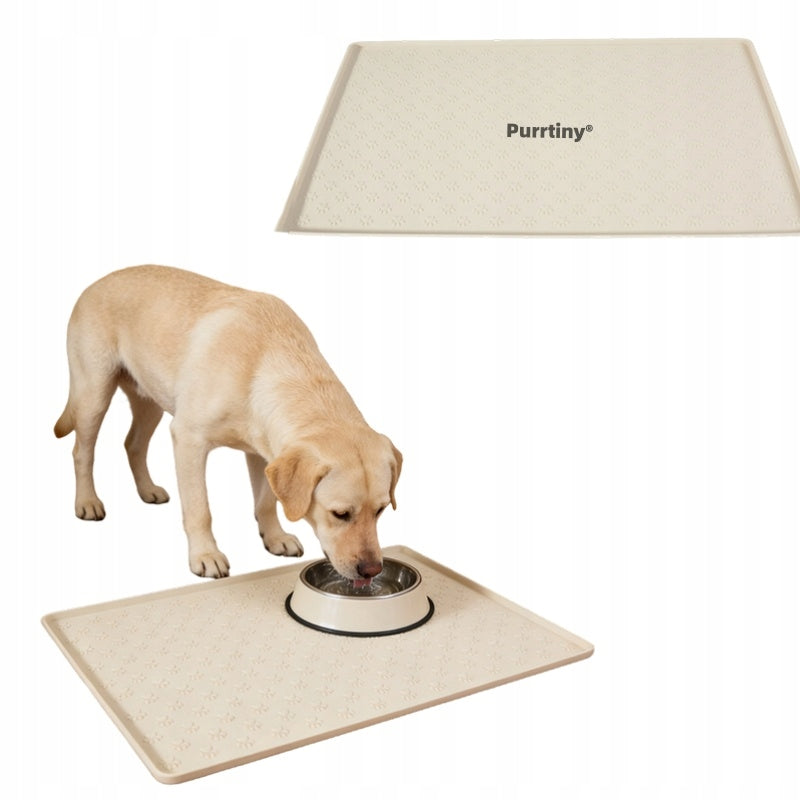 MAT CAT DOG BOWL PAD SILICONE 48x30 SOFT DURABLE