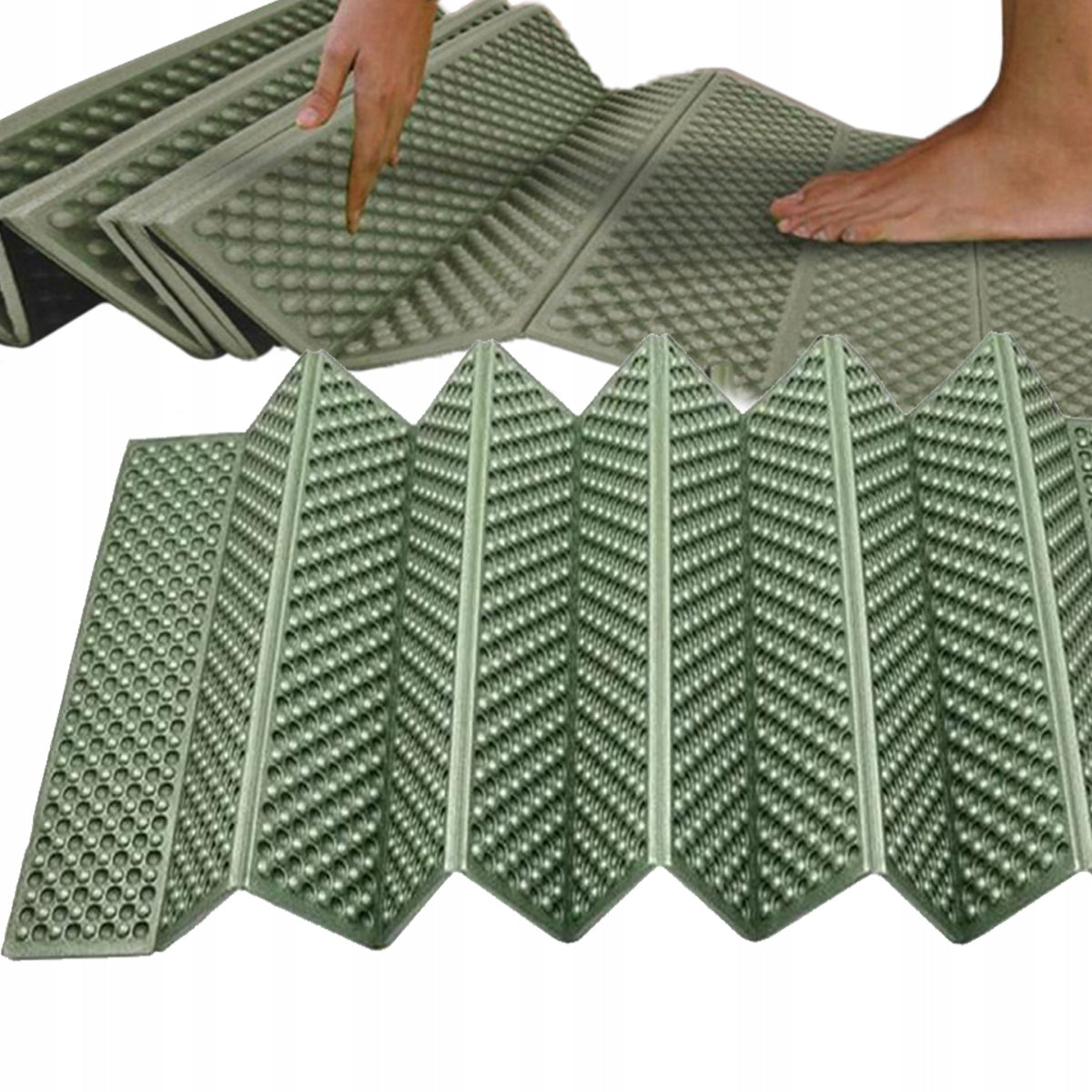 MAT FOLDING HIKING MAT THICK FOR SLEEPING XPE 190 x 57 x 2CM
