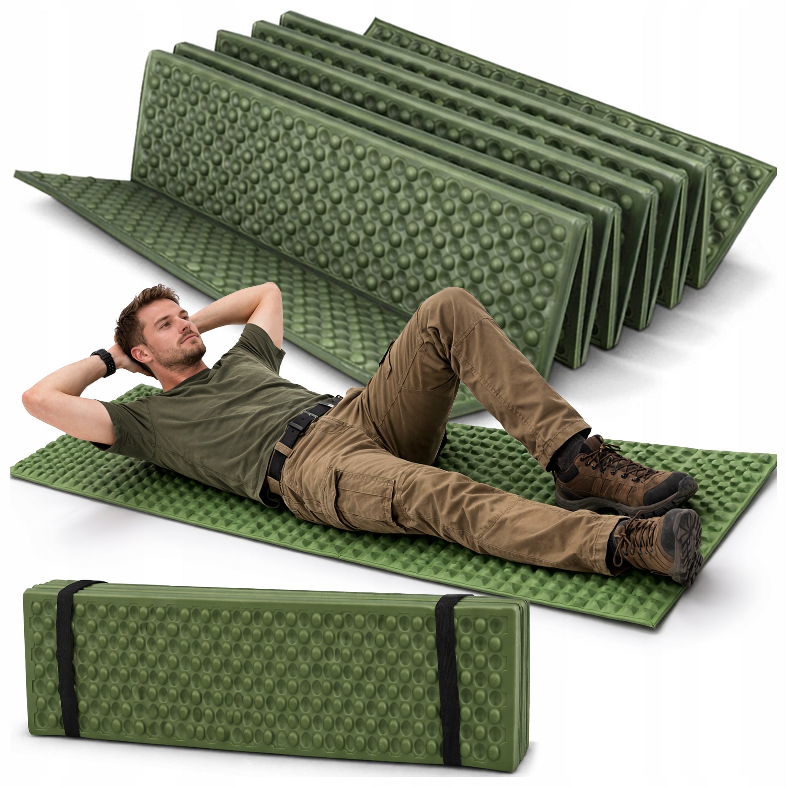 MAT FOLDING TOURIST MAT SURVIVAL BEACH MILITARY CAMPING 188cm