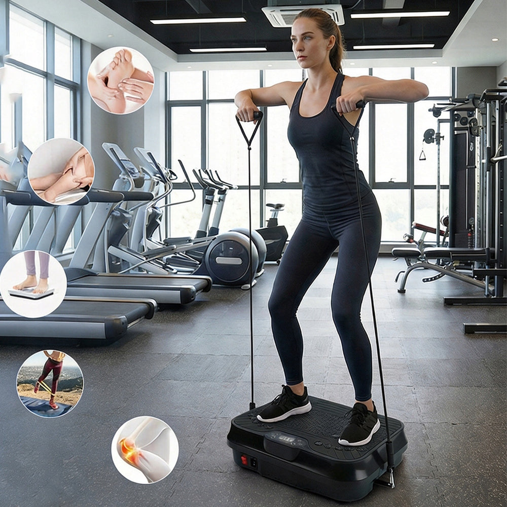MAT VIBRATION PLATFORM VIBRATING TRAINING MASSAGER WITH ADJUSTABLE POWER Brand Merach