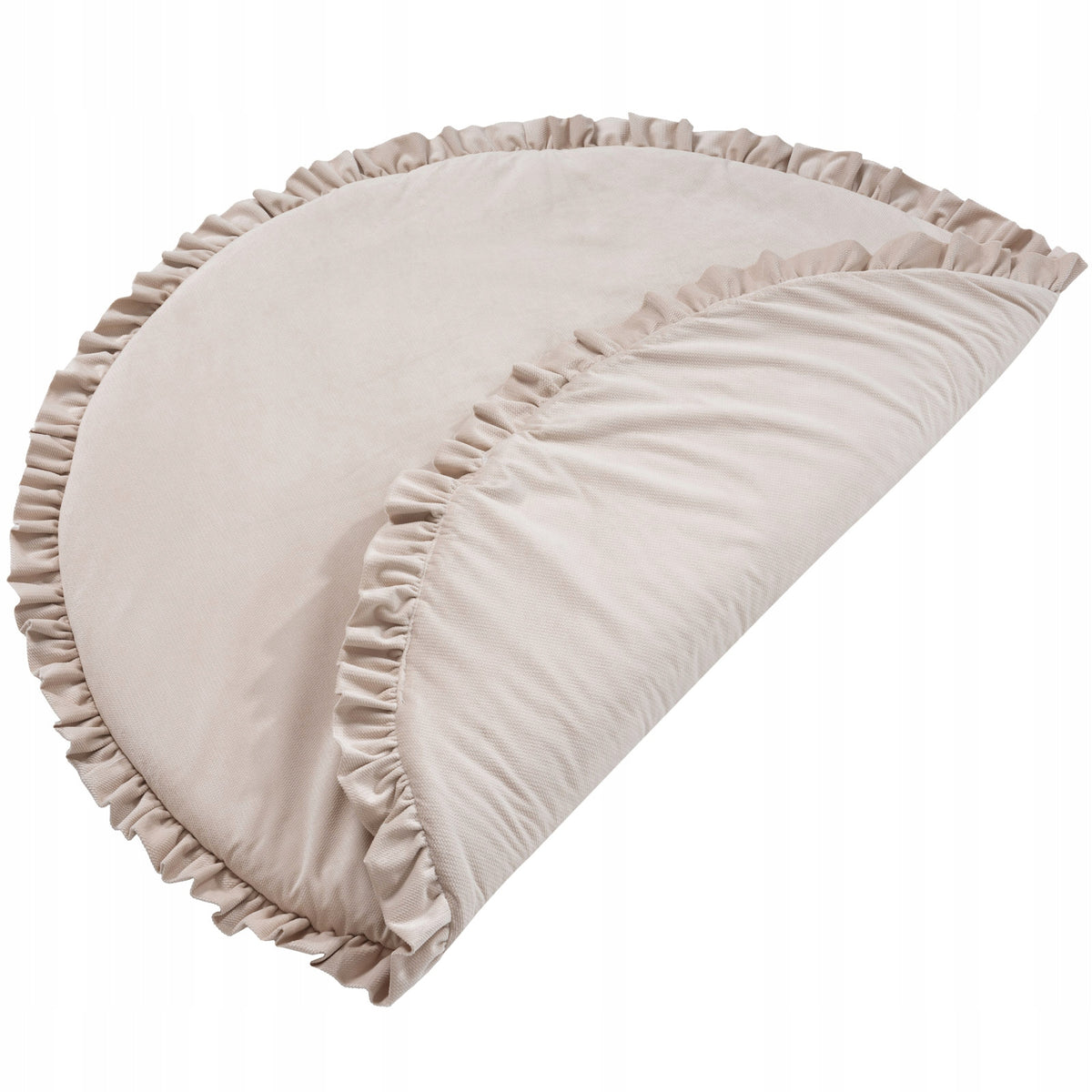 MAT WITH FRILL FOR PLAYING ROOM FOR CHILDREN VELVET 90CM JUKKI Manufacturer code 5904506820559