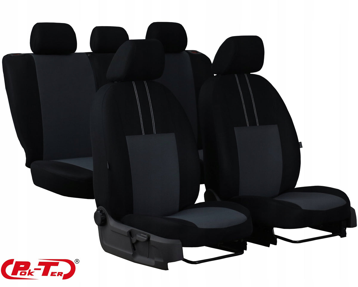 MATERIAL COVERS FOR SEATS CAR SEATS EKONOMIC set blue Kind multipurpose