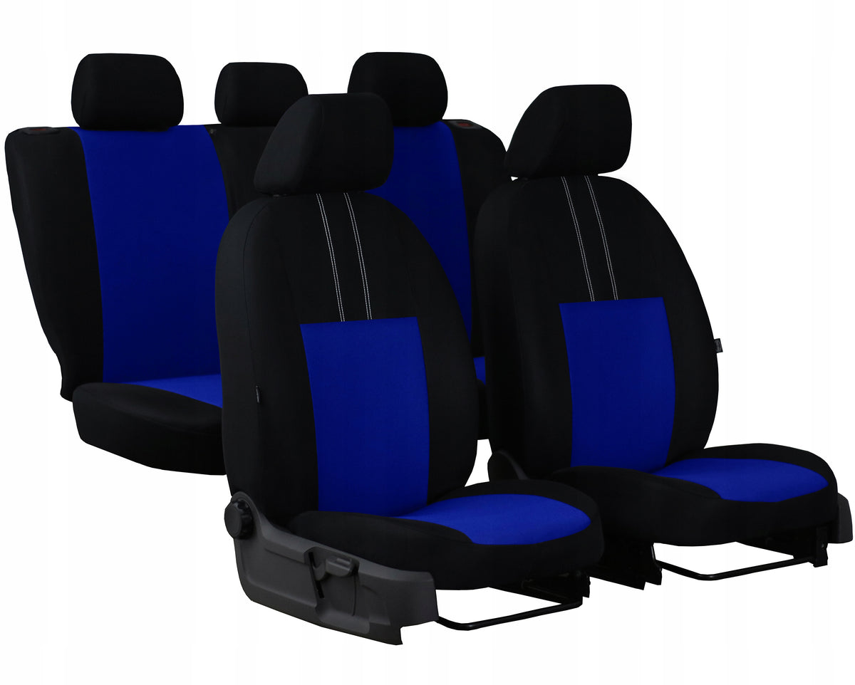 MATERIAL COVERS FOR SEATS CAR SEATS EKONOMIC set blue