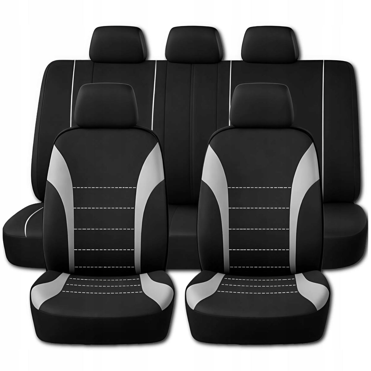 MATERIAL COVERS FOR SEATS CAR SEATS UNIVERSAL BLACK