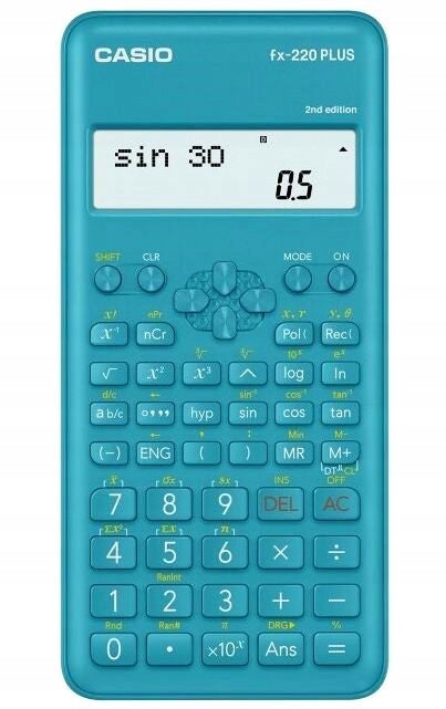 MATHEMATICAL CALCULATOR CASIO FX220 PLUS LOGARITHMS CKE
