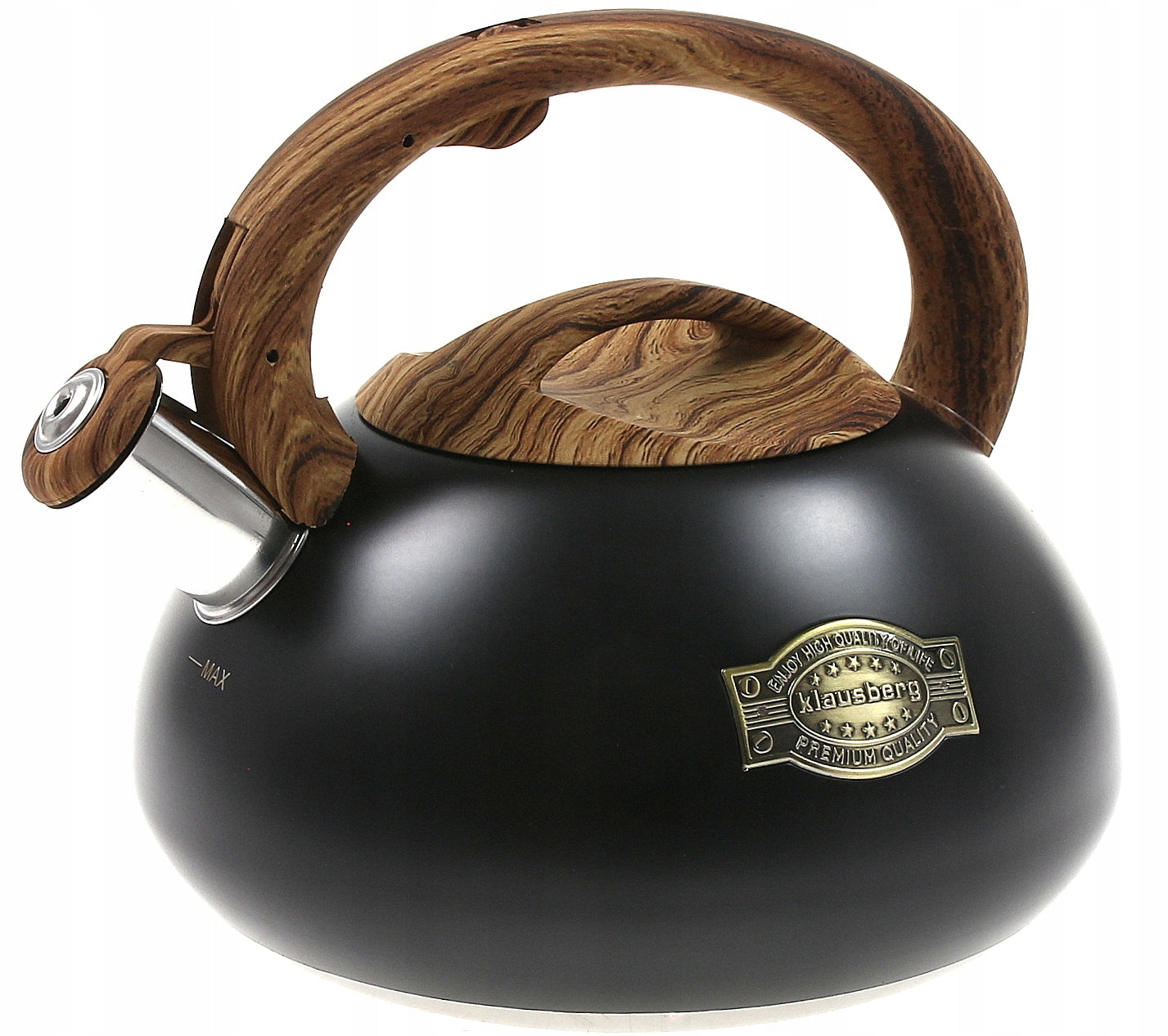 MATT KETTLE 3 L INDUCTION GAS Black PREMIUM KLAUSBERG