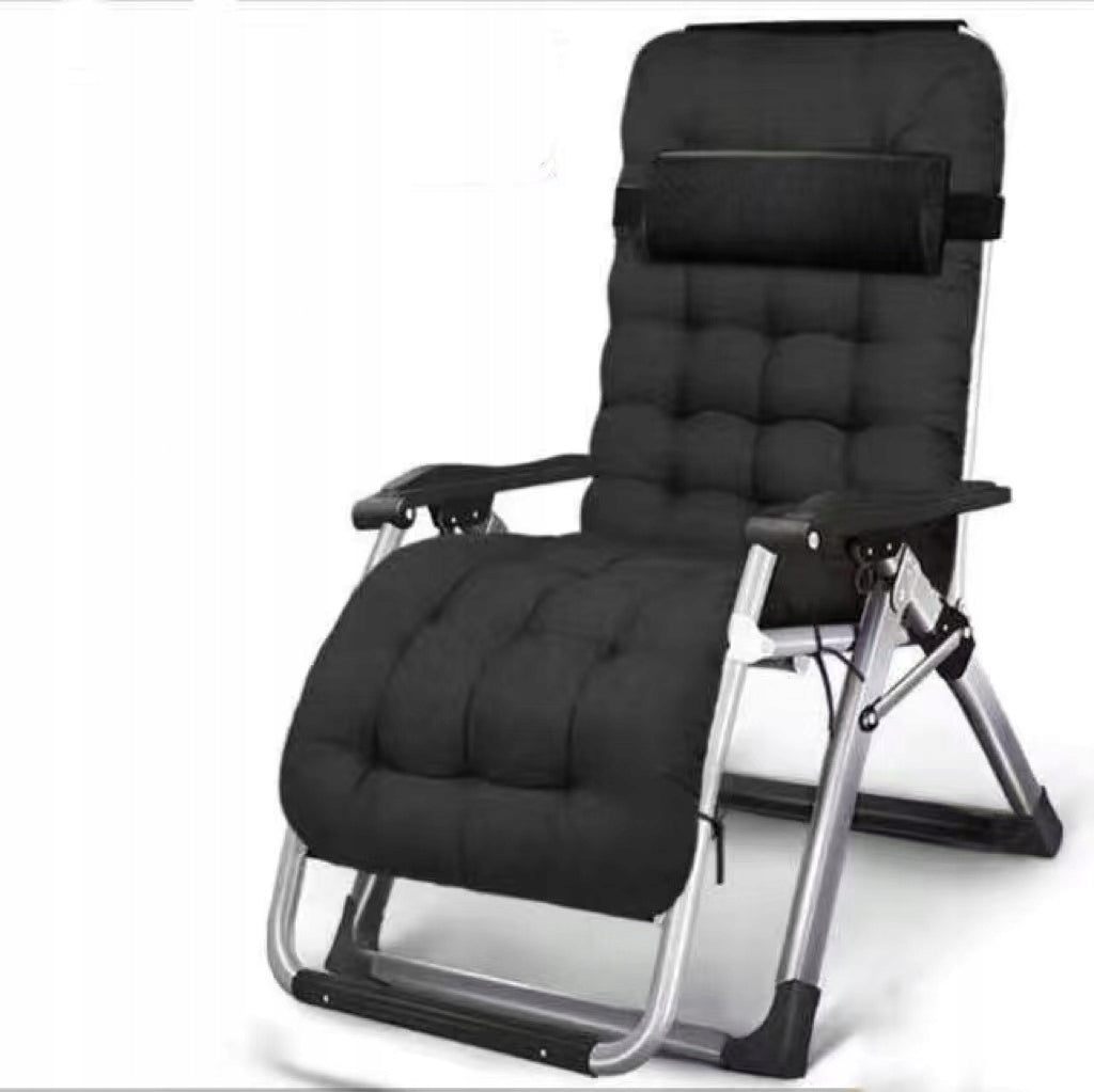 MATTRESS CUSHION FOR SUN LOUNGER CHAIR SOFT 165 cm BLACK - WITHOUT FRAME Packaging status original
