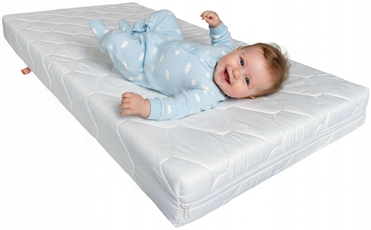 MATTRESS FOR COT 120x60cm double-sided Quilted cover CERTIFICATE for children