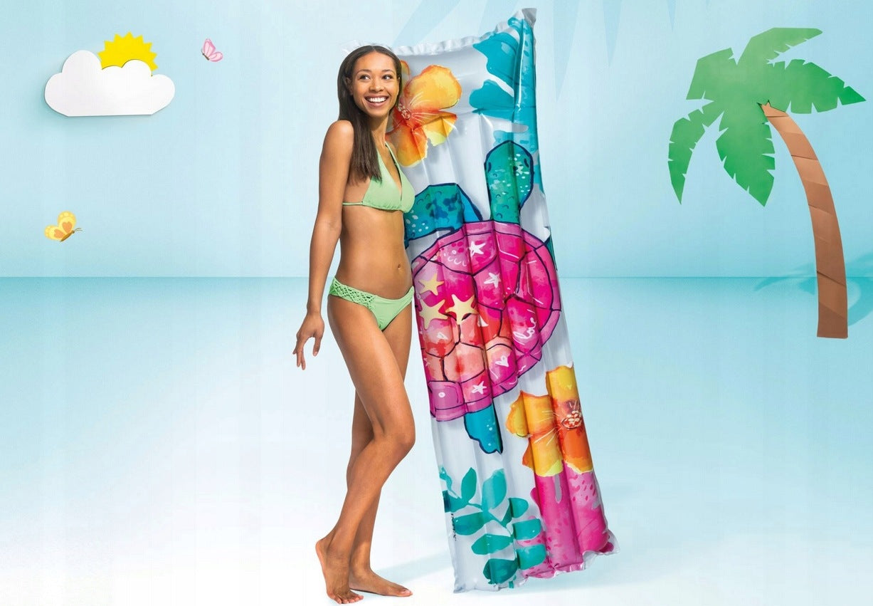 MATTRESS INFLATABLE BY THE SEA, FOR WATER, FOR SWIMMING POOL MIX PATTERNS Manufacturer code 59720-11