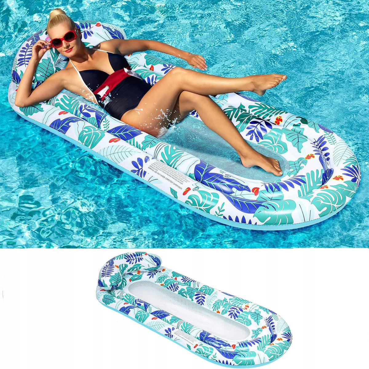 MATTRESS INFLATABLE Sun Lounger for Adults 180x90 cm