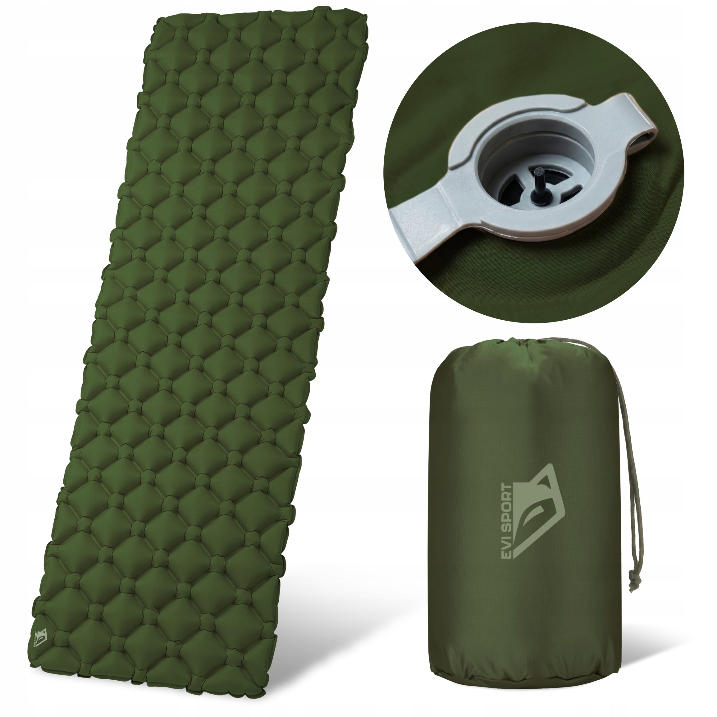 MATTRESS INFLATABLE TOURIST MAT SINGLE PERSON CAMPING TENT SURVIVAL LIGHT
