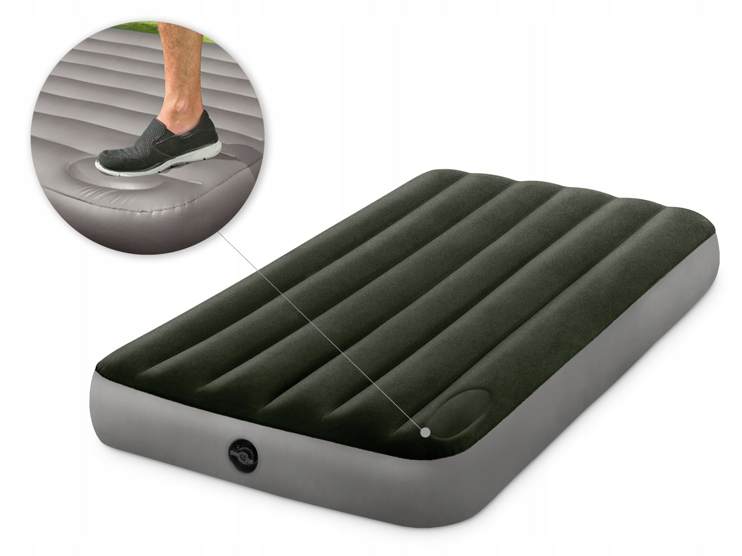 MATTRESS INFLATABLE VELOUR BED WITH BUILT-IN PUMP INTEX 64761 SINGLE EAN (GTIN) 6941057418452