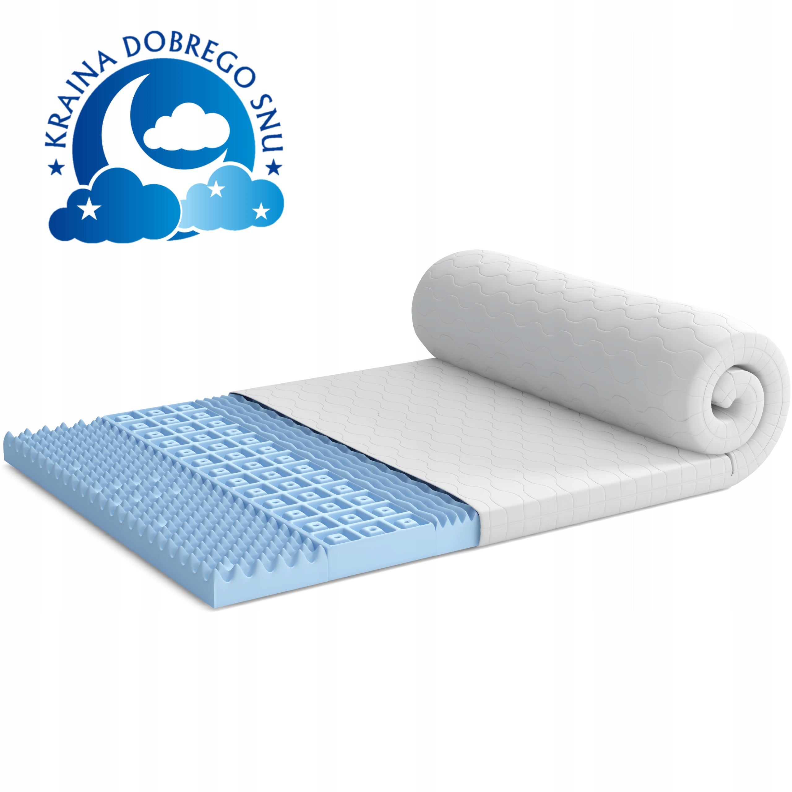 MATTRESS SURFACE MASSAGE OVERLAY KDS PROFILED FOAM 120x200x4
