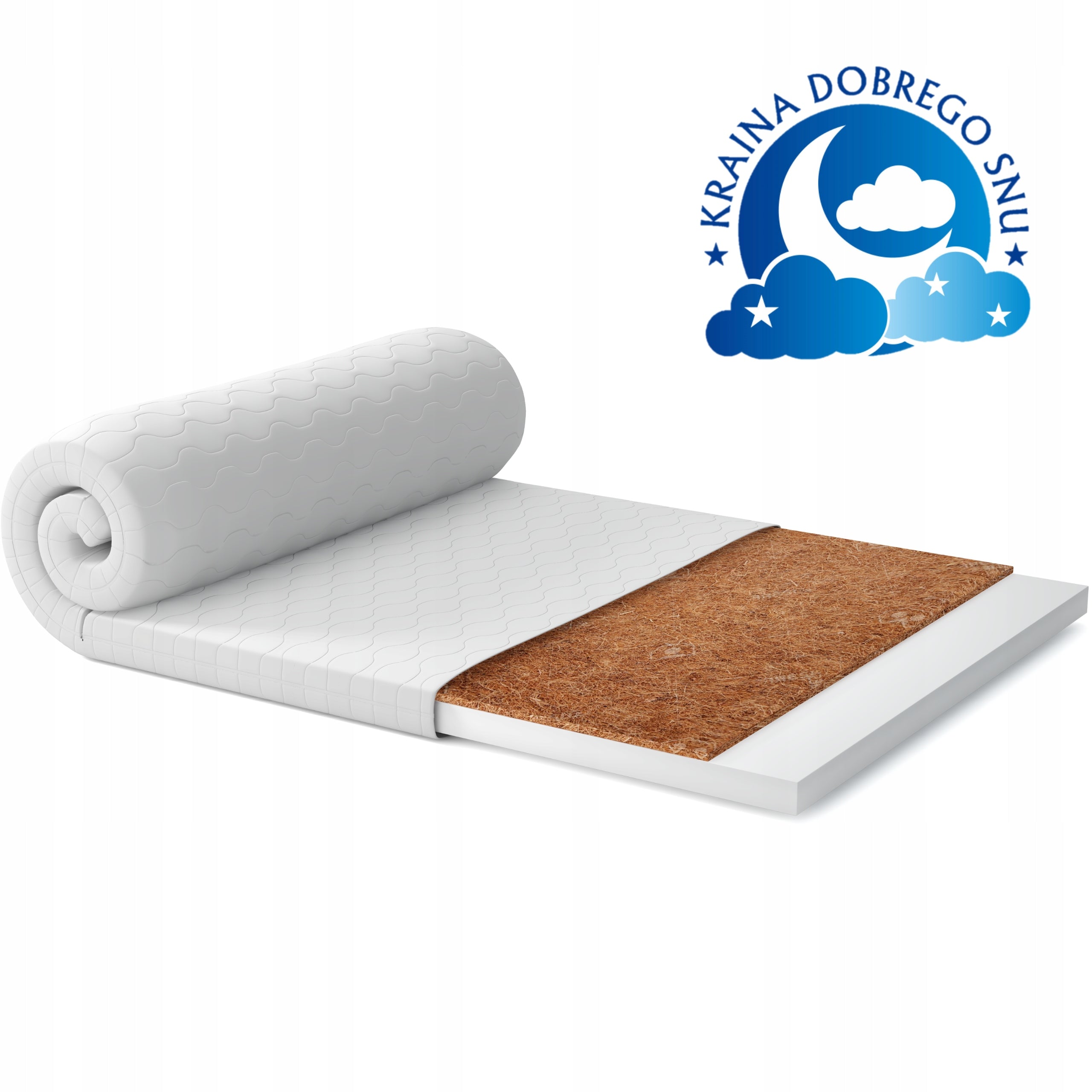 MATTRESS TOPPER HARD H4 KDS FOAM-COCONUT 160x200x6 Manufacturer code KDS_PIANKA-KOKOS_160X200