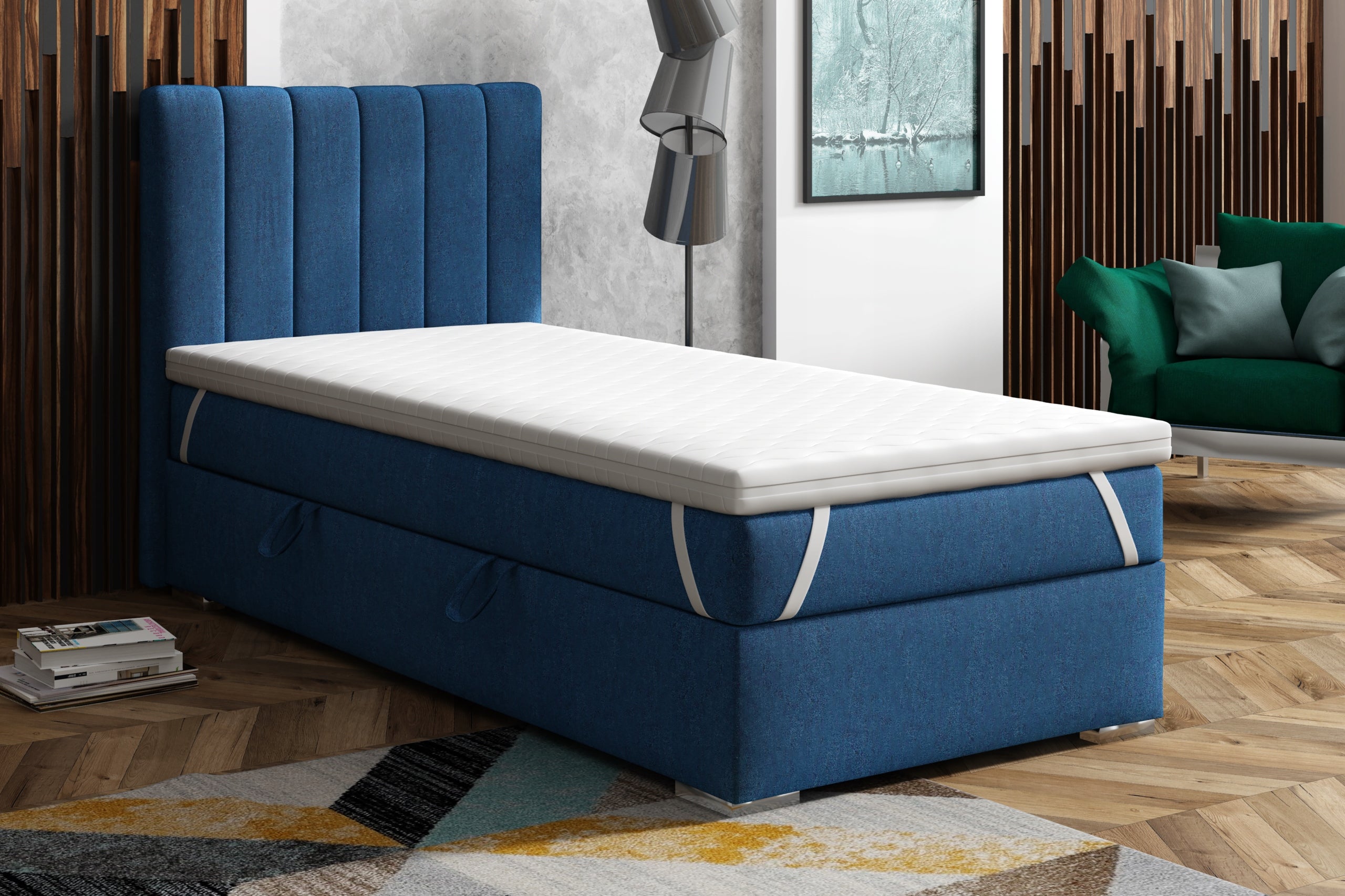MATTRESS TOPPER HARD H4 KDS FOAM-COCONUT 160x200x6 Mattress length 200 cm