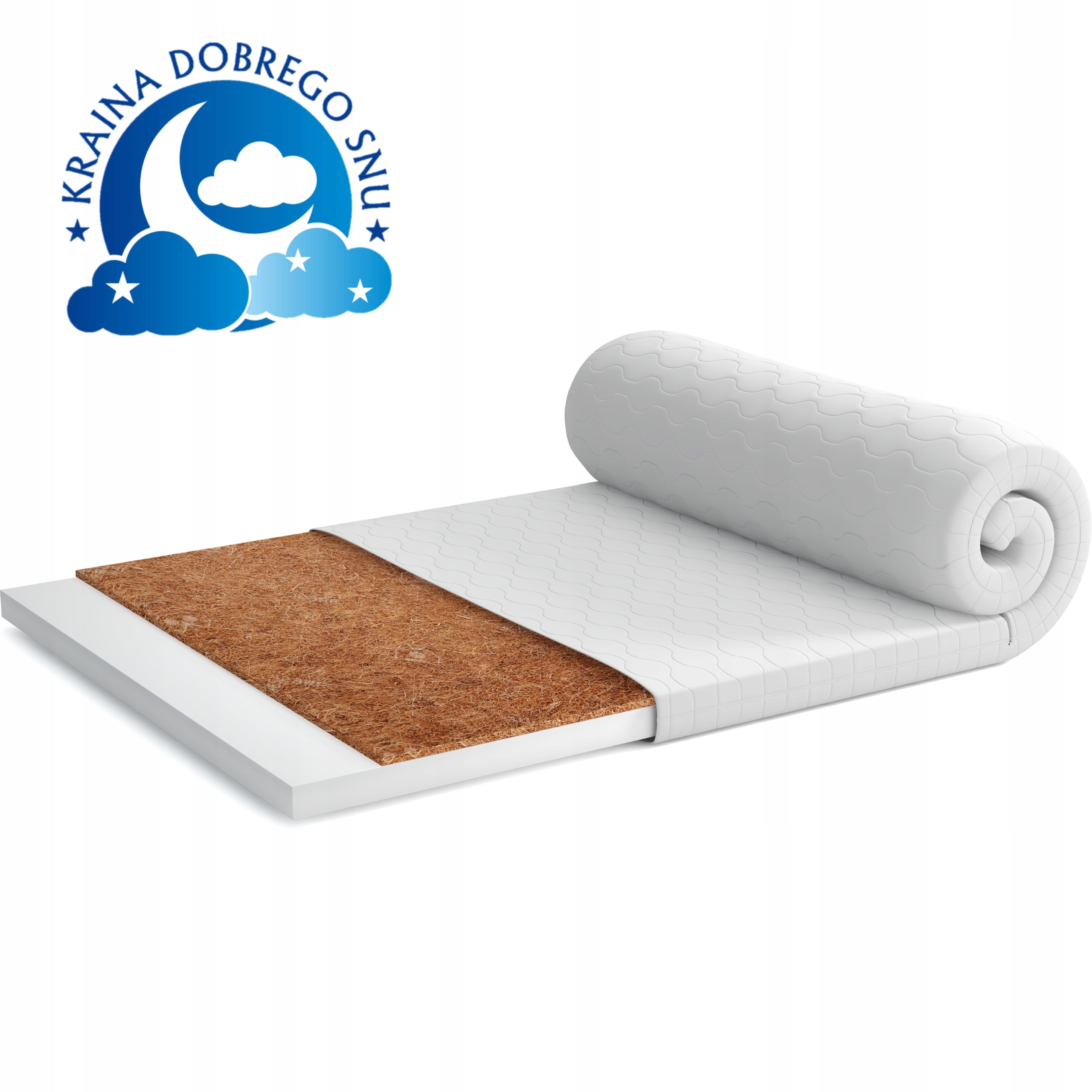 MATTRESS TOPPER HARD H4 KDS FOAM-COCONUT 160x200x6