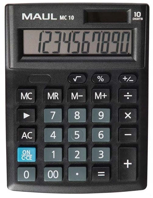 MAUL Desk Calculator 10-Position MC10 Compact