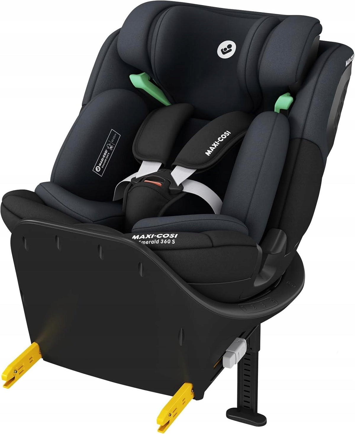 MAXI COSI EMERALD 360 S SWIVEL SEAT WITH ISOFIX 40-150 CM BLACK 0-36 KG
