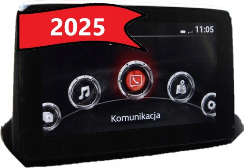 MAZDA NAVIGATION POLISH MENU PL MZD CONNECT MAP 2025