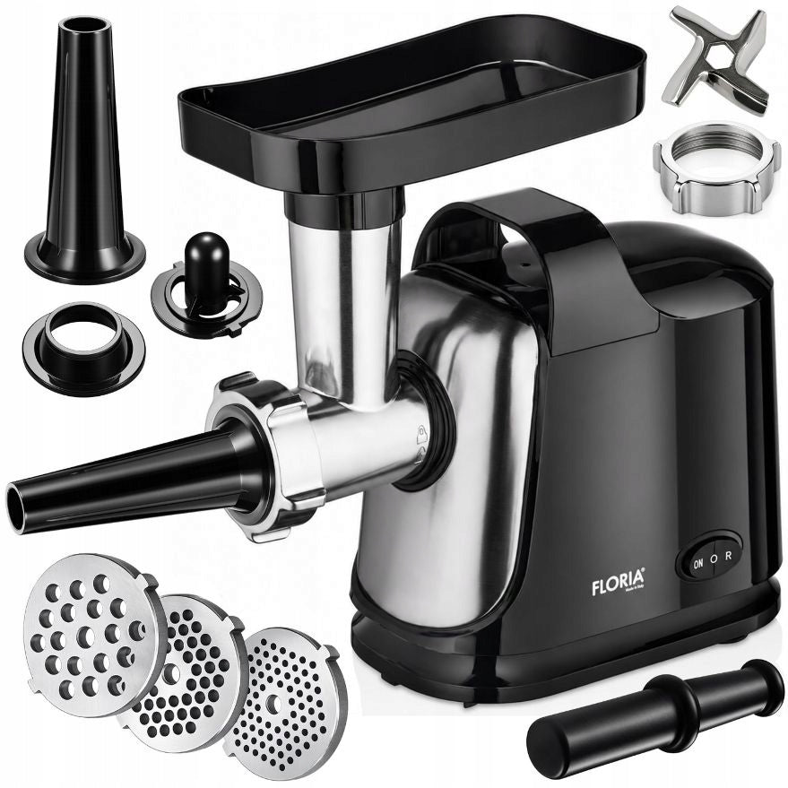 MEAT GRINDER ELECTRIC REVERSE 3 SIEVE SAUSAGE KEBBE 1300W