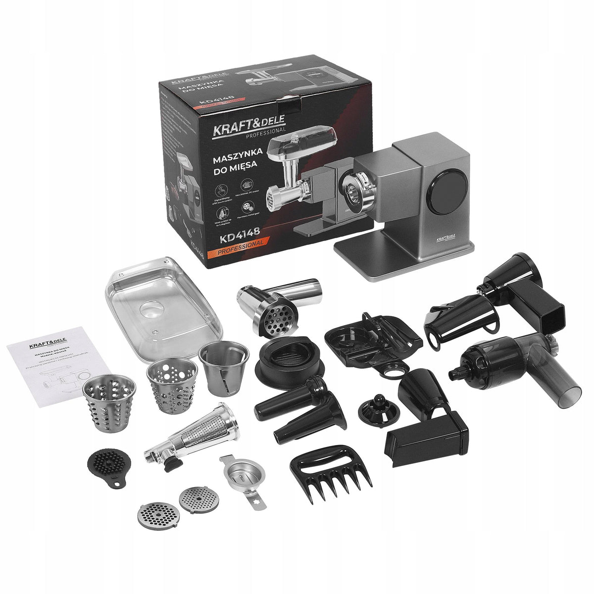 MEAT GRINDER ELECTRIC SAUSAGE MAKING MACHINE 2500W