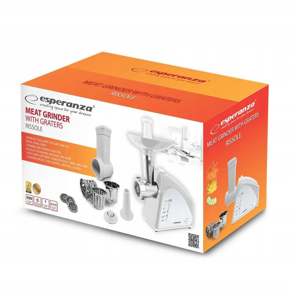 MEAT GRINDER ELECTRIC SAUSAGE SHREDDER STRONG 2200W Reverse gear yes