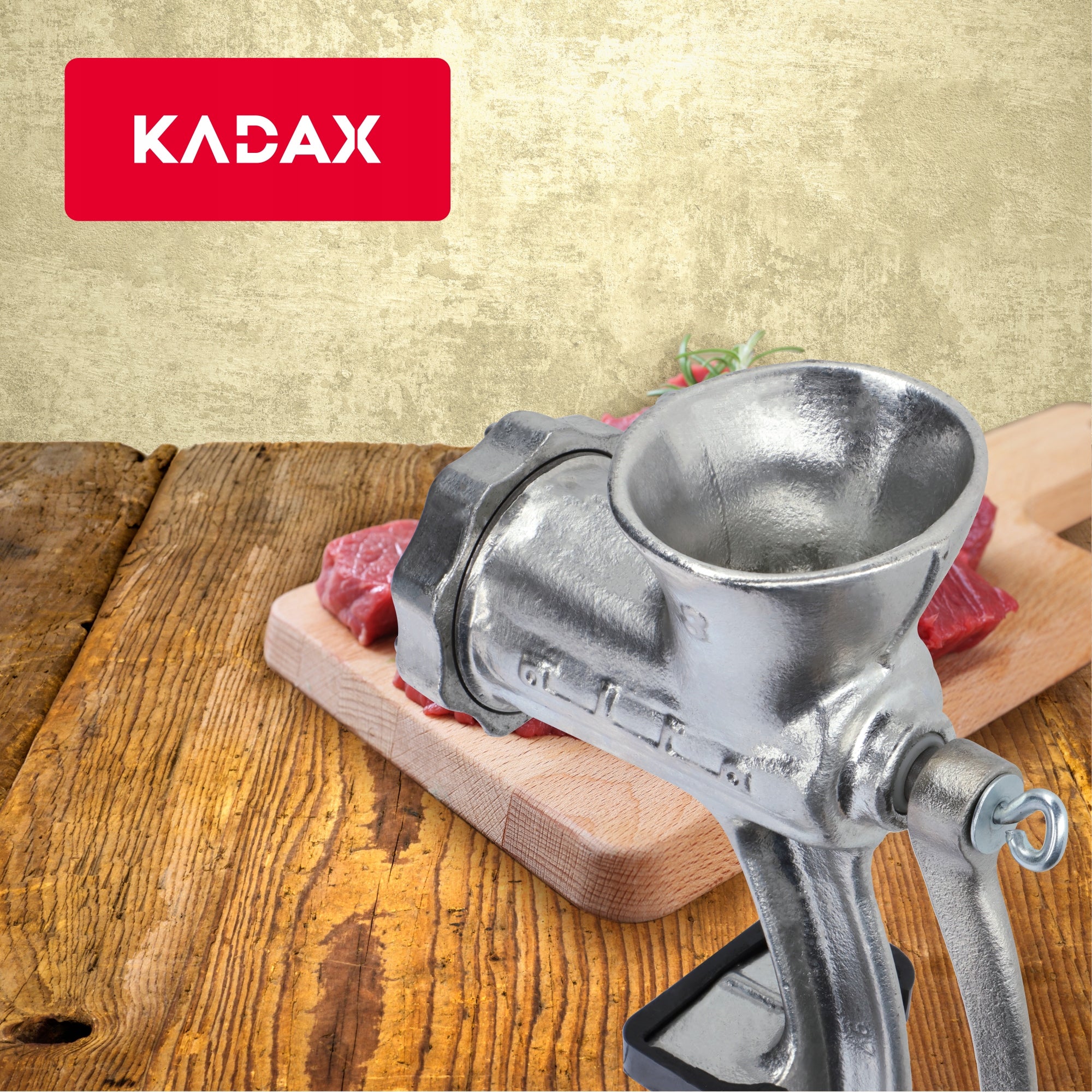 MEAT GRINDER HAND CAST IRON 8 GRINDER ALFA POLAND ORIGINAL Sieve hole diameter 4,5 mm
