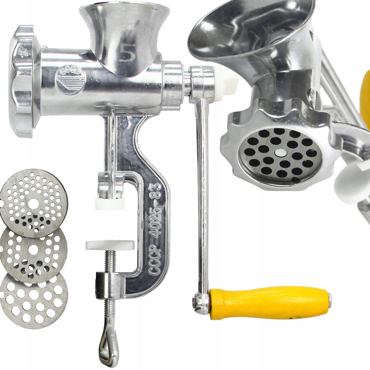 MEAT GRINDER MANUAL STUFFER SOLID DURABLE Manufacturer code MASZYNKA DO MIELENIA MIĘSA RĘCZNA NADZIEWANA