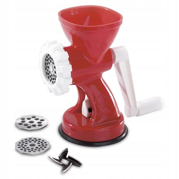 MEAT GRINDER MANUAL SUCTION CUP MINCY RED COMPACT